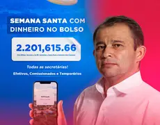Prefeito Carlos Antônio anuncia pagamento antecipado de funcionários municipais para Semana Santa